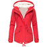 2019 New Parkas Female Women Winter Coat Thickening Cotton Winter Jacket Womens black faux fur Outwear Parkas for Women Winter - menochic